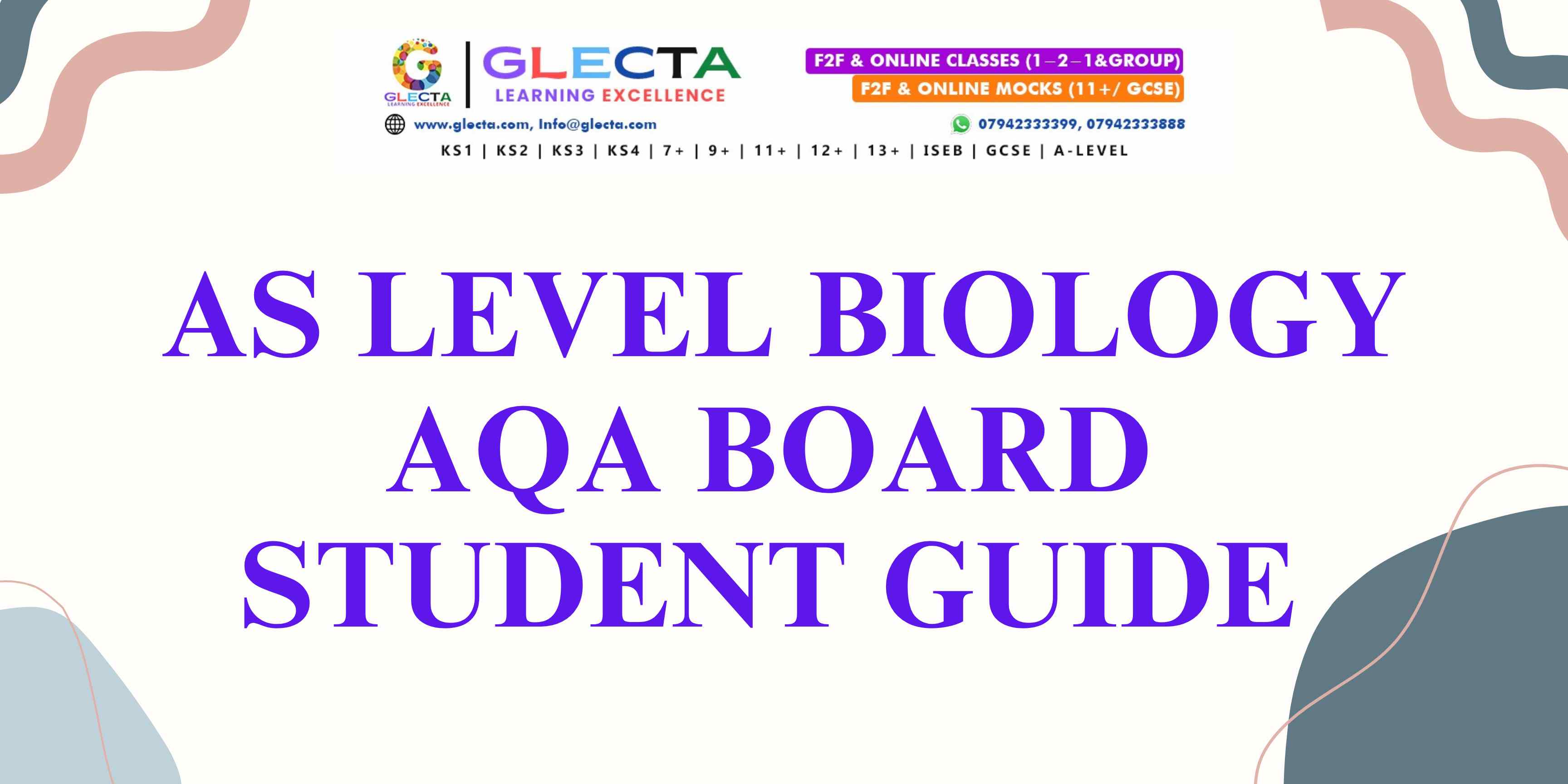 AQA AS Level Biology (7401) – Complete Student & Parent Guide (2025–26)