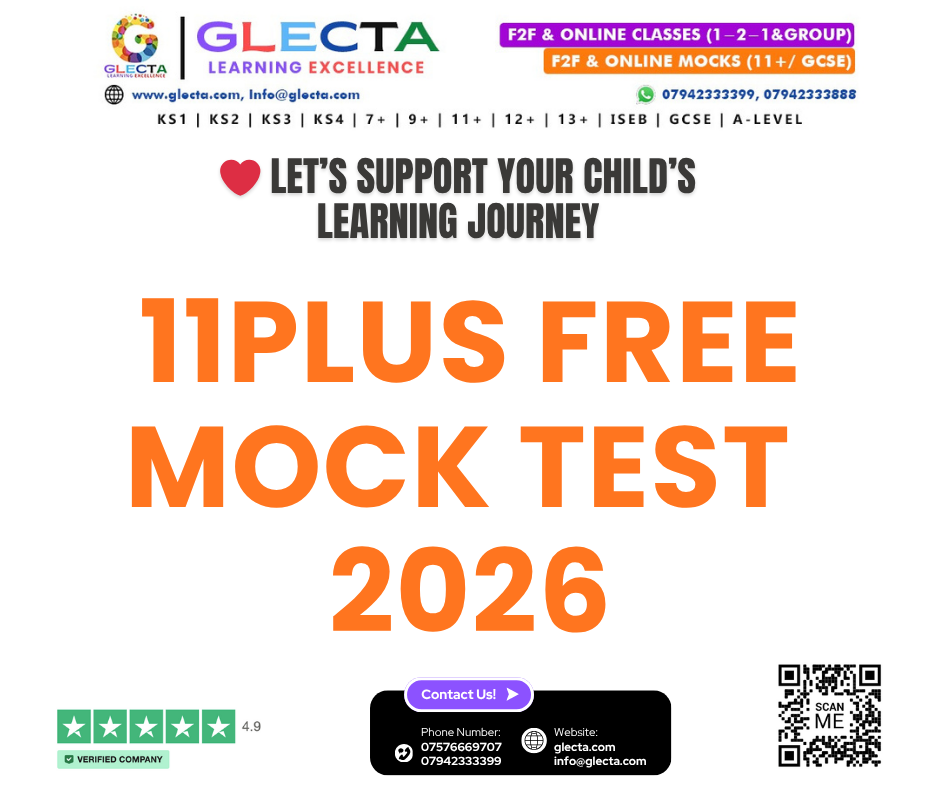 New Year Bonanza: Free 11+ Mock Test – January 2026