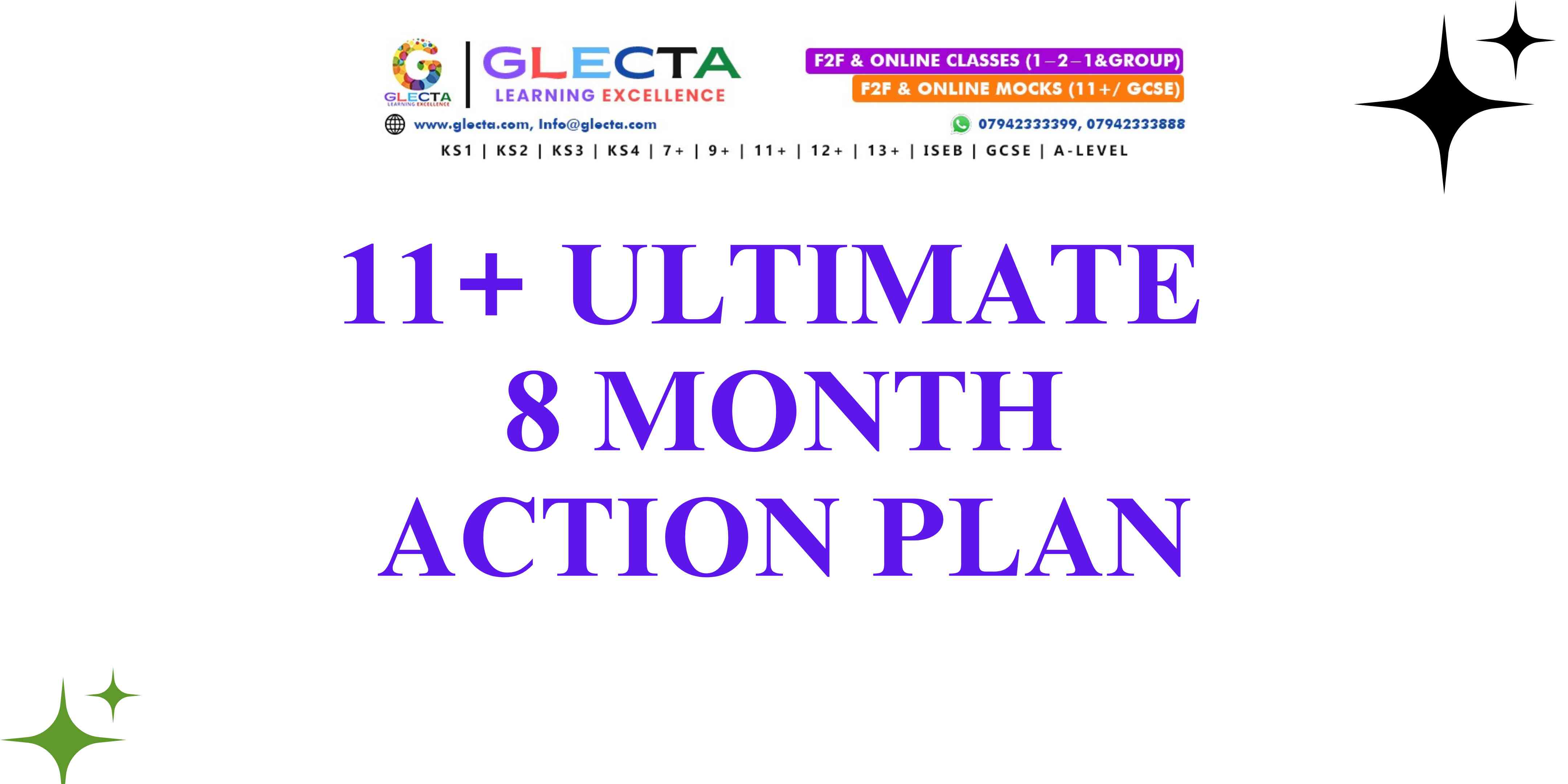 The Ultimate 8-Month 11+ Action Plan (How to Prepare Without Burnout)